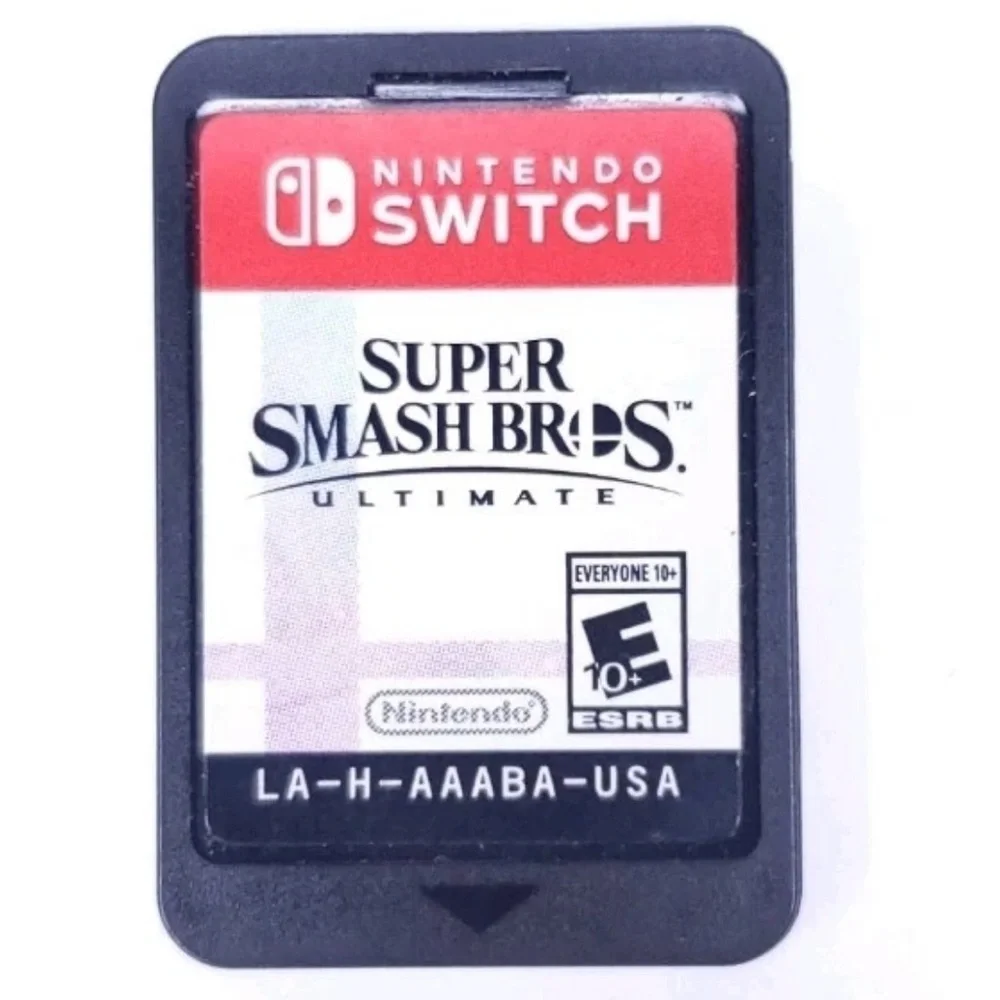 Super Smash Bros. Ultimate Nintendo Switch 128gb Sandisk Micro Card SD Bundle